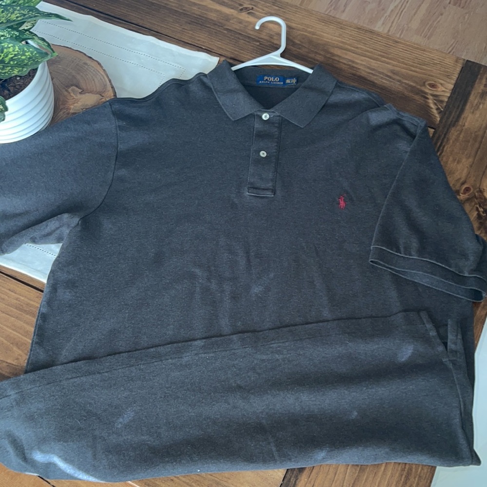 Grey SL Mens 2XL Tall Polo Ralph Lauren NWOT